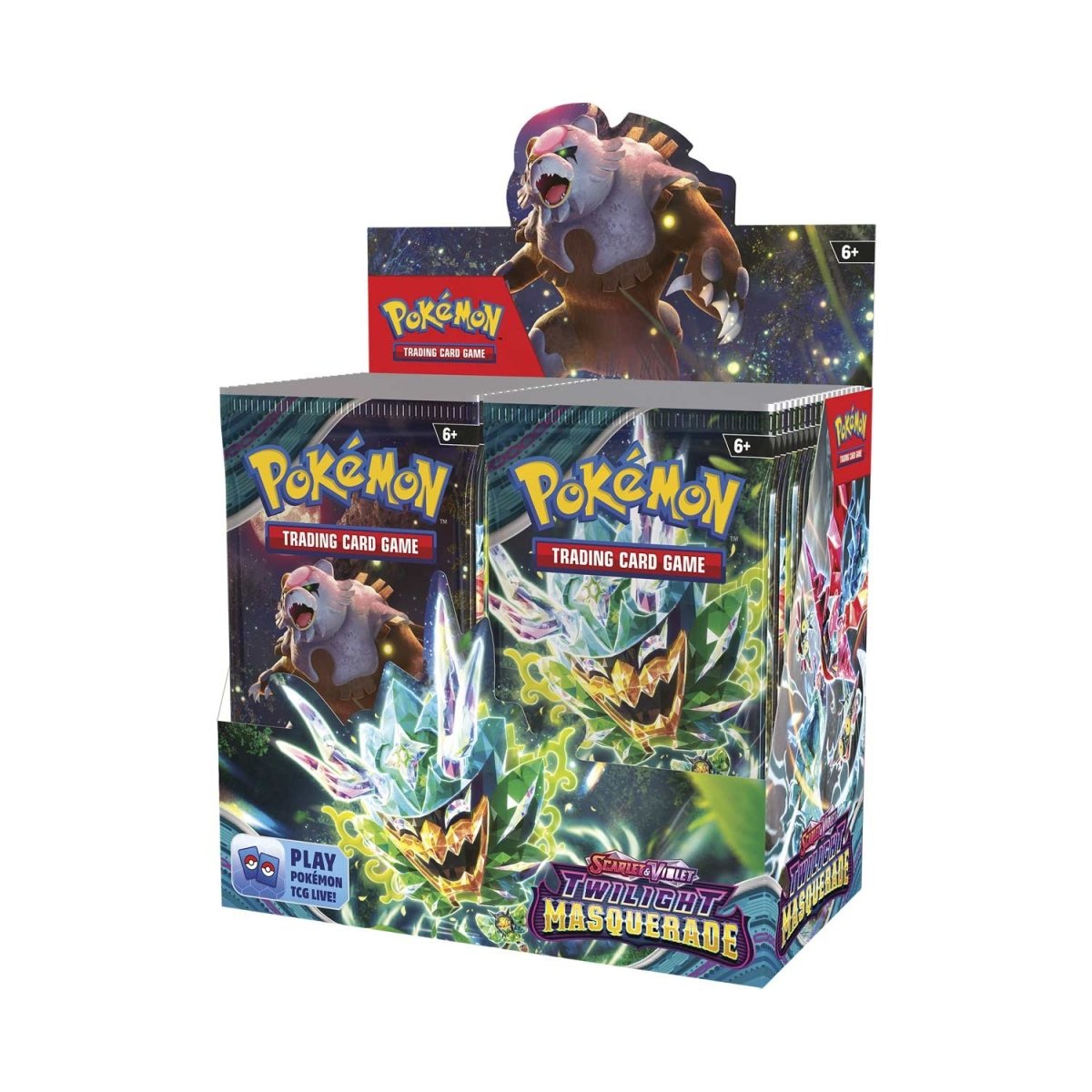 Scarlet & Violet-Twilight Masquerade Booster Display Box (36 Packs) Potato TCG Scarlet & Violet-Twilight Masquerade Booster Display Box (36 Packs) Potato TCG