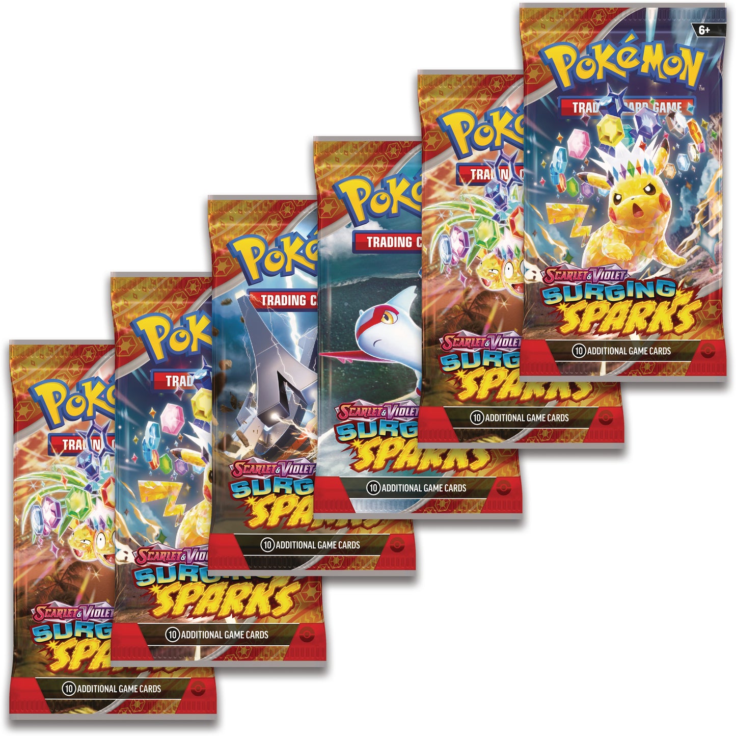 Scarlet & Violet-Surging Sparks Booster Bundle (6 Packs)