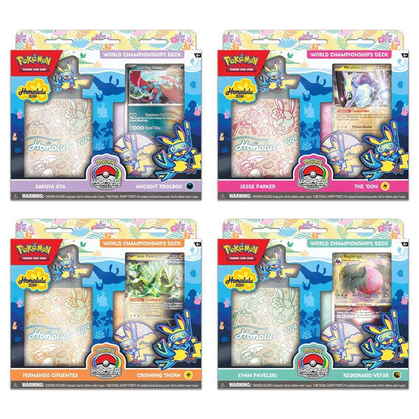 world champion pokemon cards Amazon.com: 2024 Pokémon TCG World Championships Deck (One Random Deck) :  Toys & Games main image 0