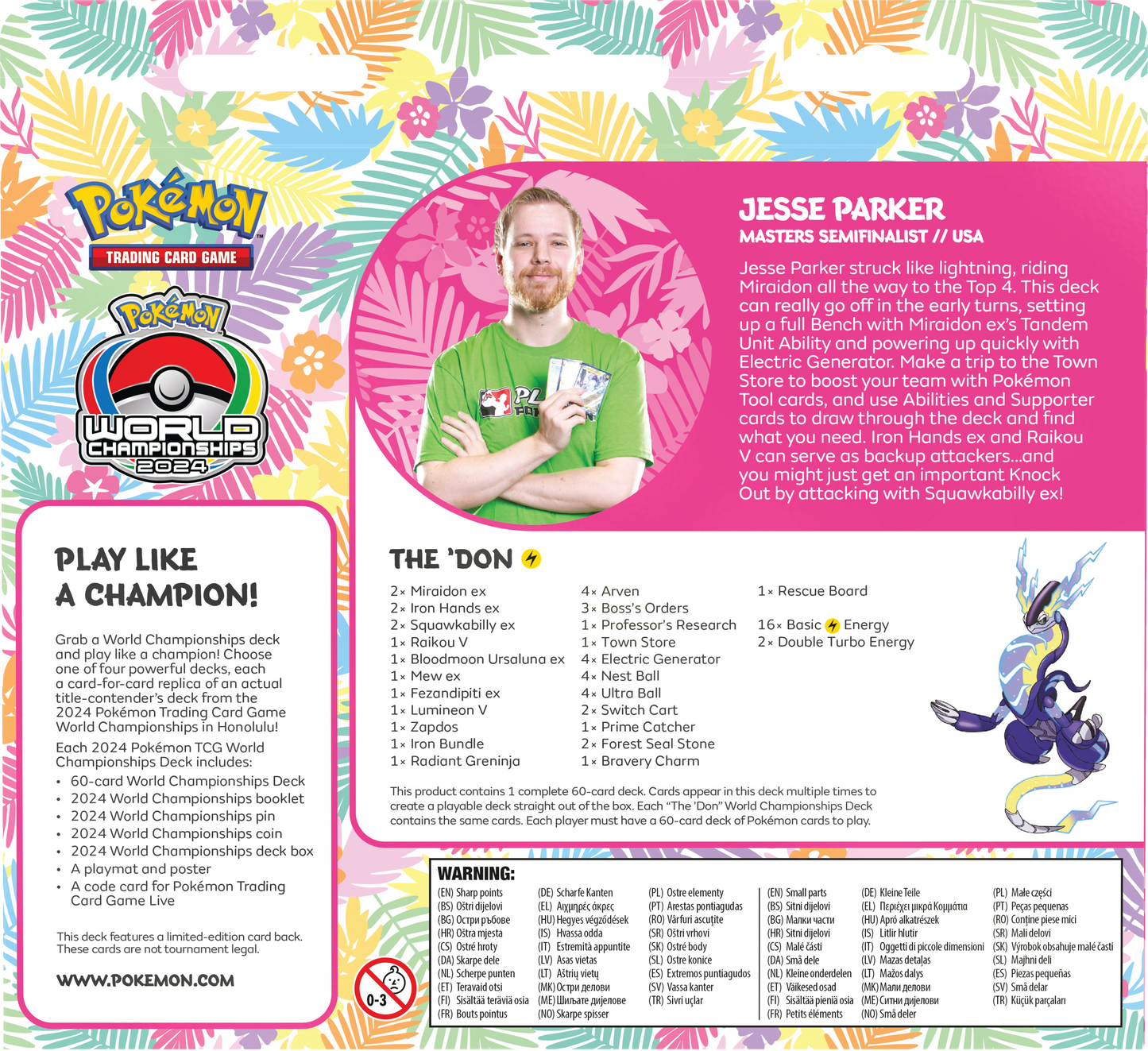 2024 Pokmon TCG World Championships Deck Potato TCG 2024 Pokmon TCG World Championships Deck Potato TCG