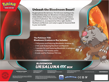 Pokémon TCG: Bloodmoon Ursaluna ex Box