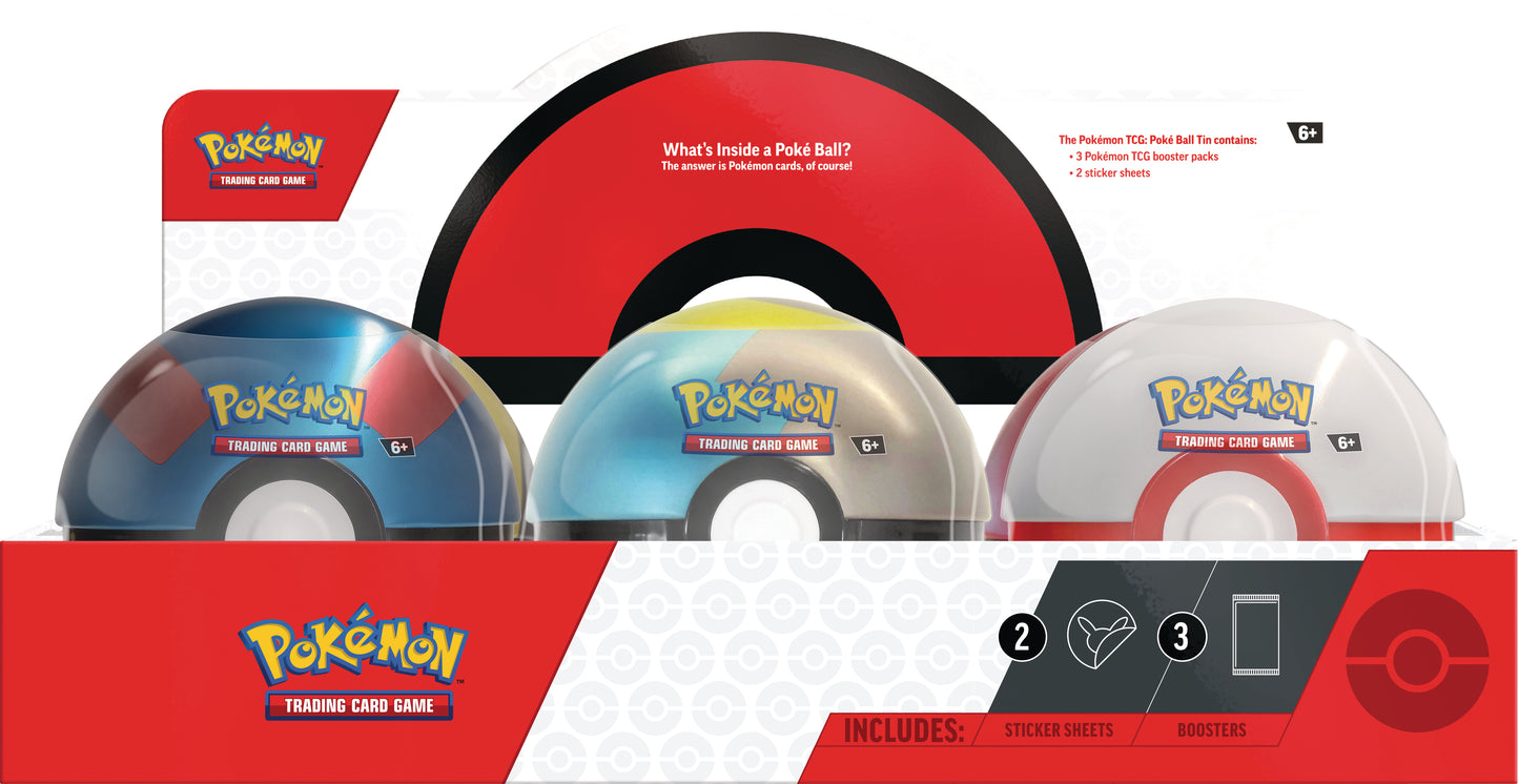 Poké Ball Tin 2024 (Styles May Vary)
