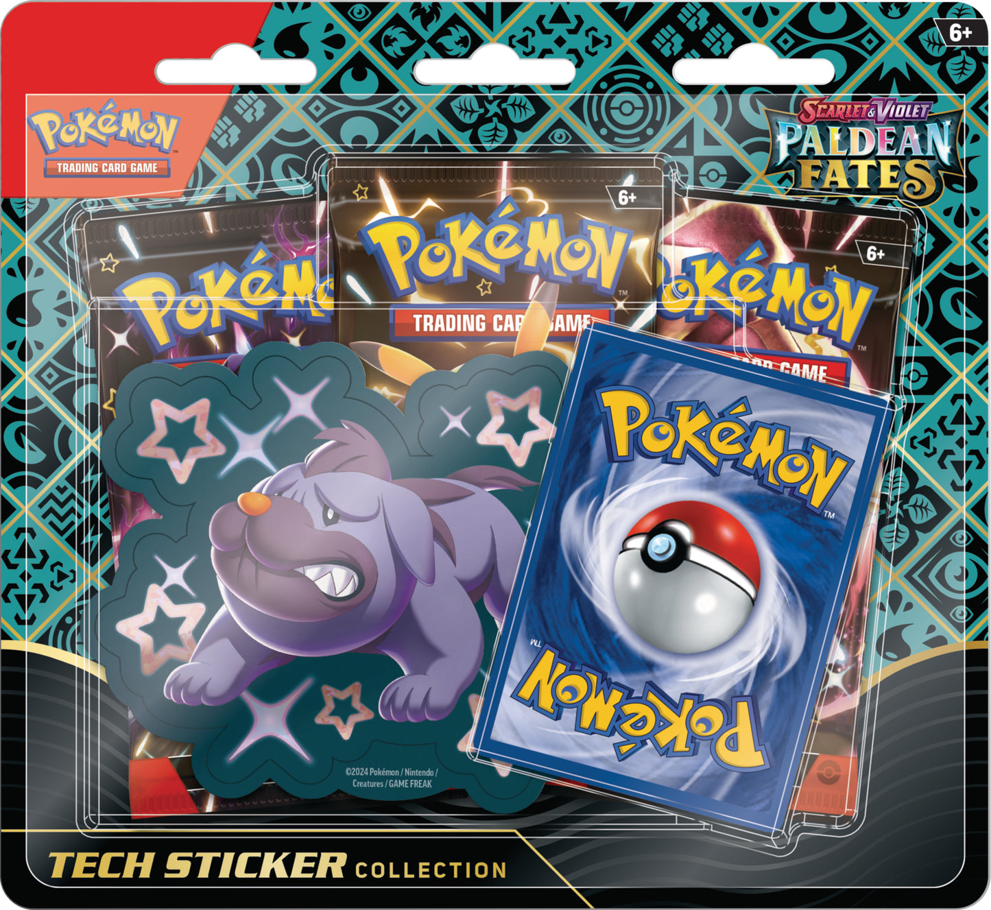 Pokémon TCG: Scarlet & Violet-Paldean Fates Tech Sticker Collection