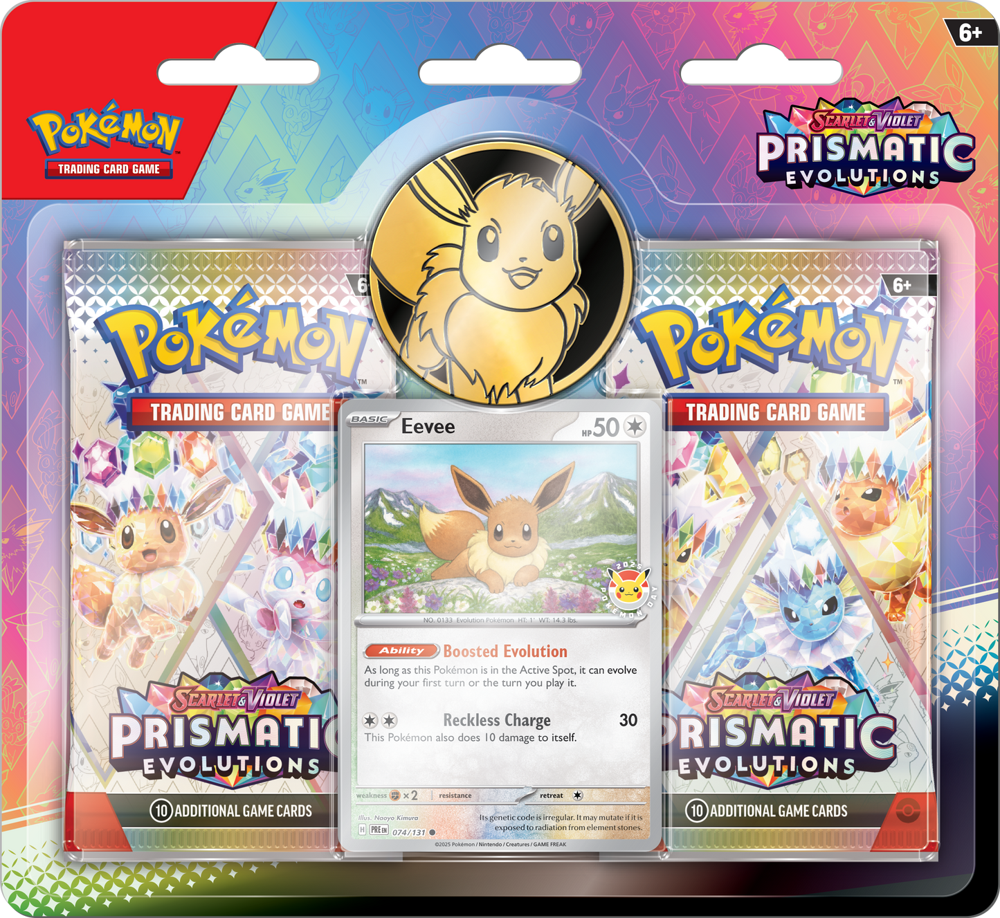 Pokémon TCG: Scarlet & Violet 8.5: Prismatic Evolutions: 2-Booster Blister