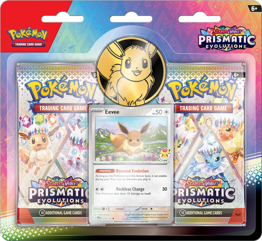 Pokémon TCG: Scarlet & Violet 8.5: Prismatic Evolutions: 2-Booster Blister