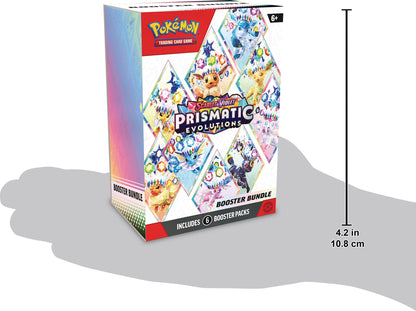 Pokémon TCG: Scarlet & Violet-Prismatic Evolutions Booster Bundle (6 Packs)