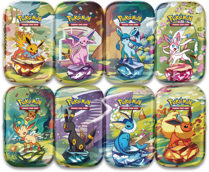 Pokémon TCG: Scarlet & Violet 8.5: Prismatic Evolutions: Mini Tin Display