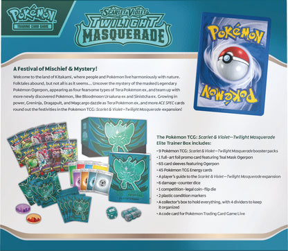 Pokémon TCG: Scarlet & Violet-Twilight Masquerade Elite Trainer Box